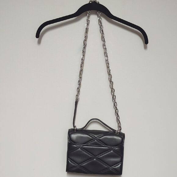 Michael Kors Black Quilted Crossbody Bag with Chain Strap - Picture 6 of 10